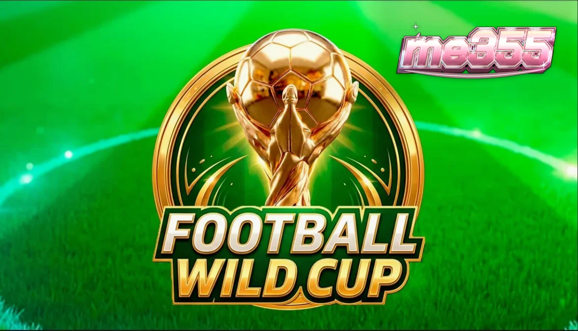 Tampilan layar utama slot Football Wild Cup dengan tema stadion sepak bola